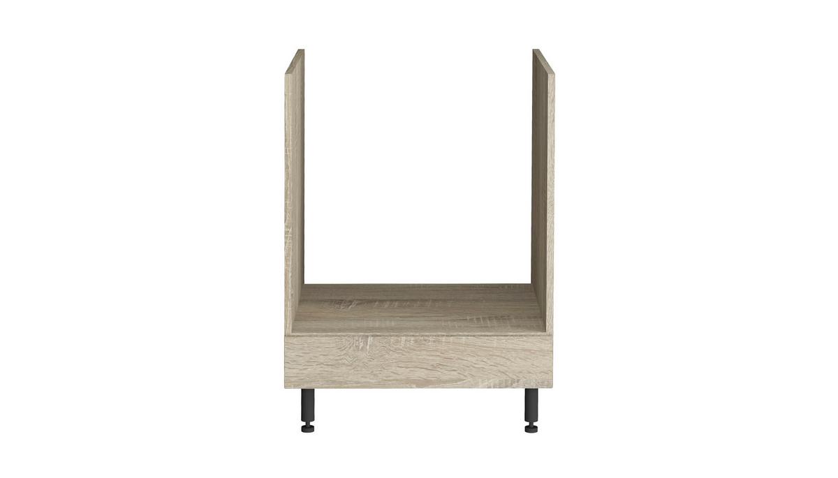 Szekrény Beépíthető Sütőhöz Corina - Sonoma tölgy, Modern, műanyag/faalapú anyag (60/82,4/58cm)
