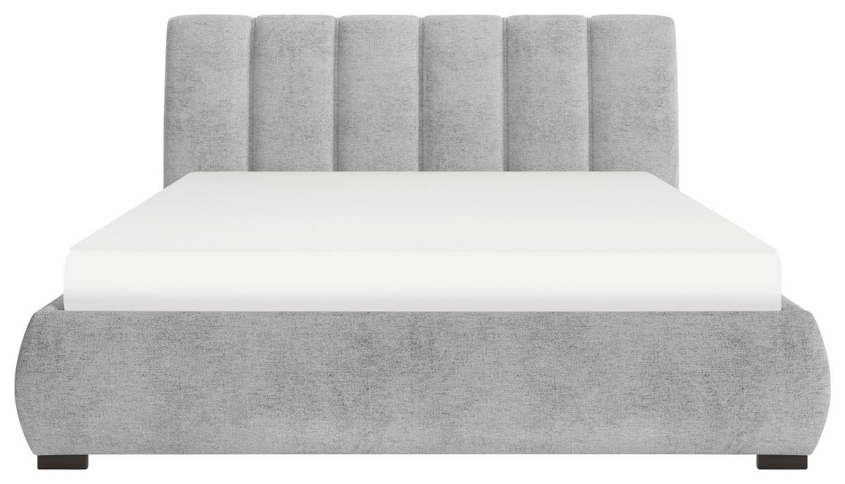Polsterbett Mit Bettkasten 160x200 Cm Bilbao - Grau, MODERN, Holz/Holzwerkstoff (160/200cm) - MID.YOU