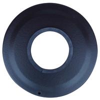 Ofenrohr Wandrosette Ø 8 cm Schwarz - Schwarz, MODERN, Metall (8cm)