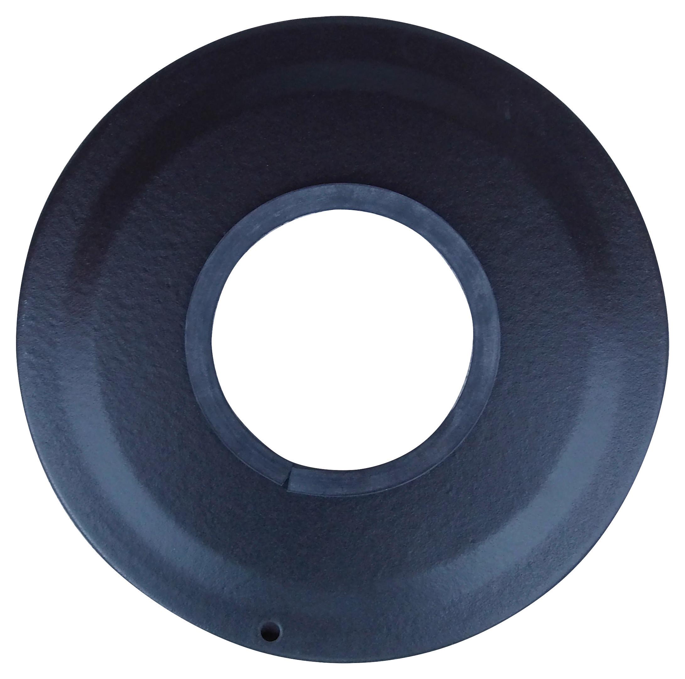 Ofenrohr Wandrosette Ø 8 Cm Schwarz