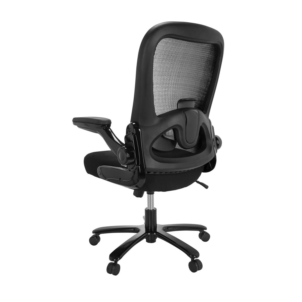 Bürostuhl Instructor Schwarz Bis 220 Kg - Schwarz, Basics, Kunststoff/Textil (75/122/63cm) - MID.YOU