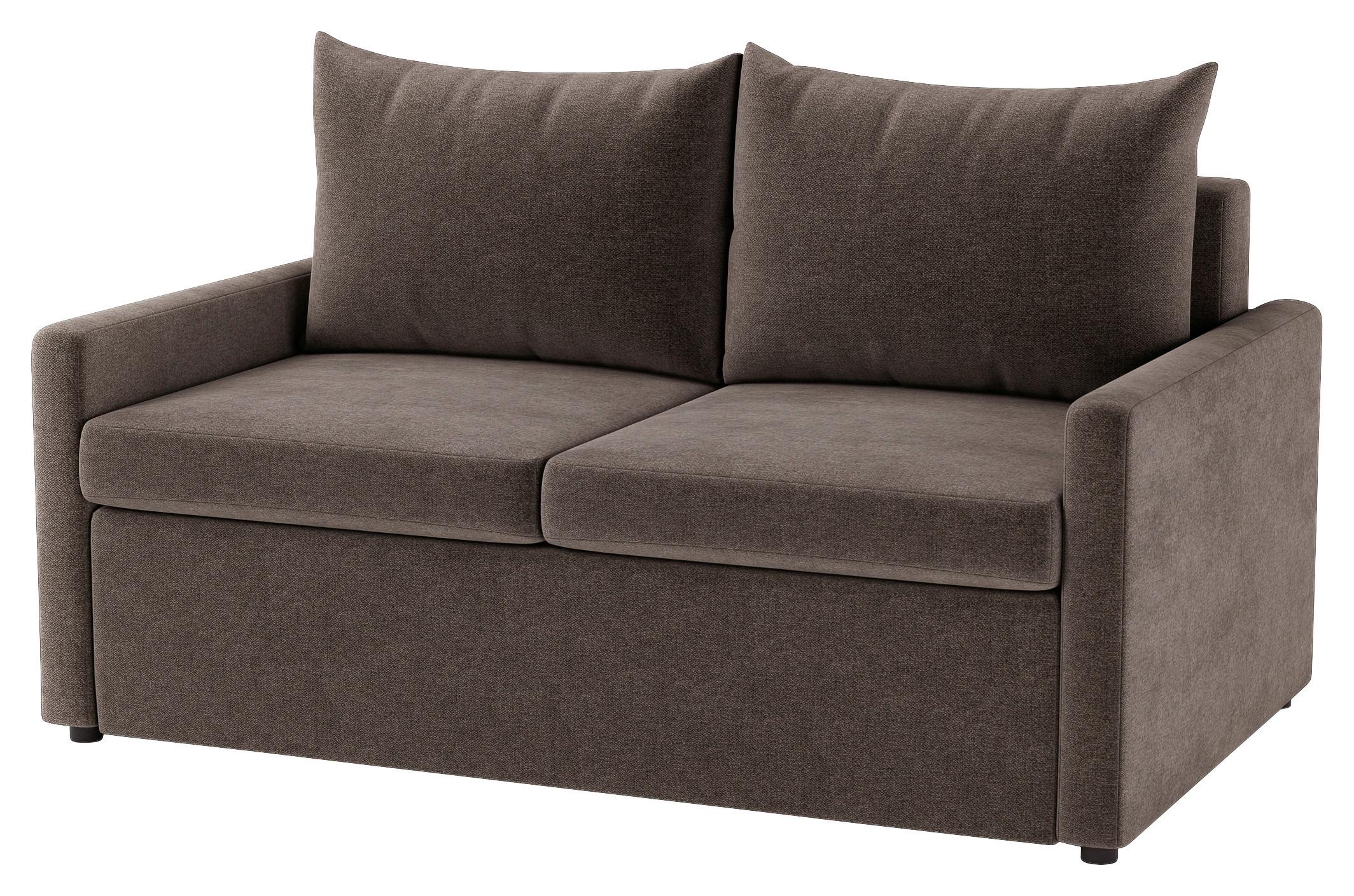 Schlafsofa Cologne Braun B: 152cm - Schwarz/Braun, Design, Textil (152/89/92cm) - MID.YOU
