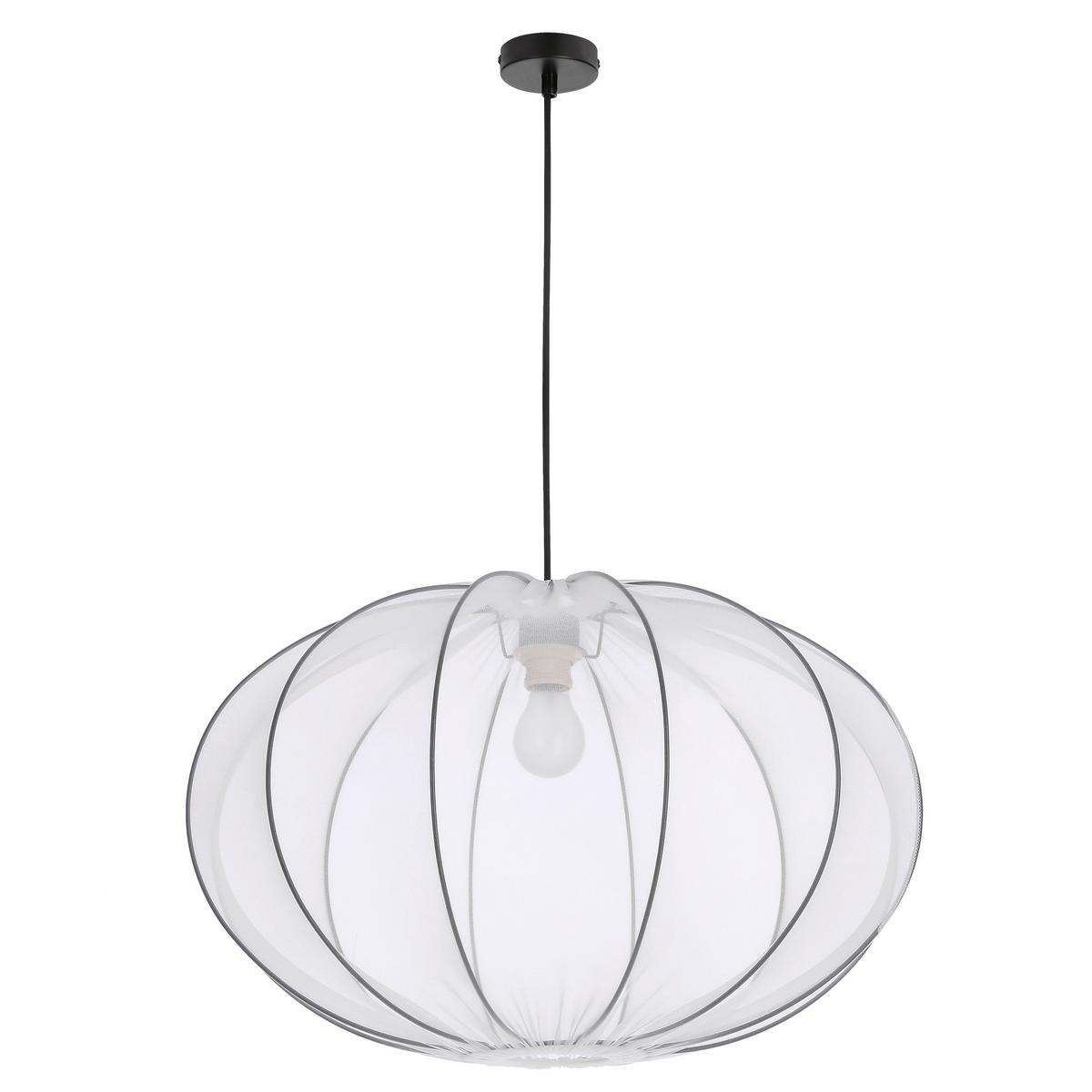 Pendelleuchte 31-41975 Mellow - Schwarz/Weiß, KONVENTIONELL, Kunststoff/Metall (60/60/135cm)