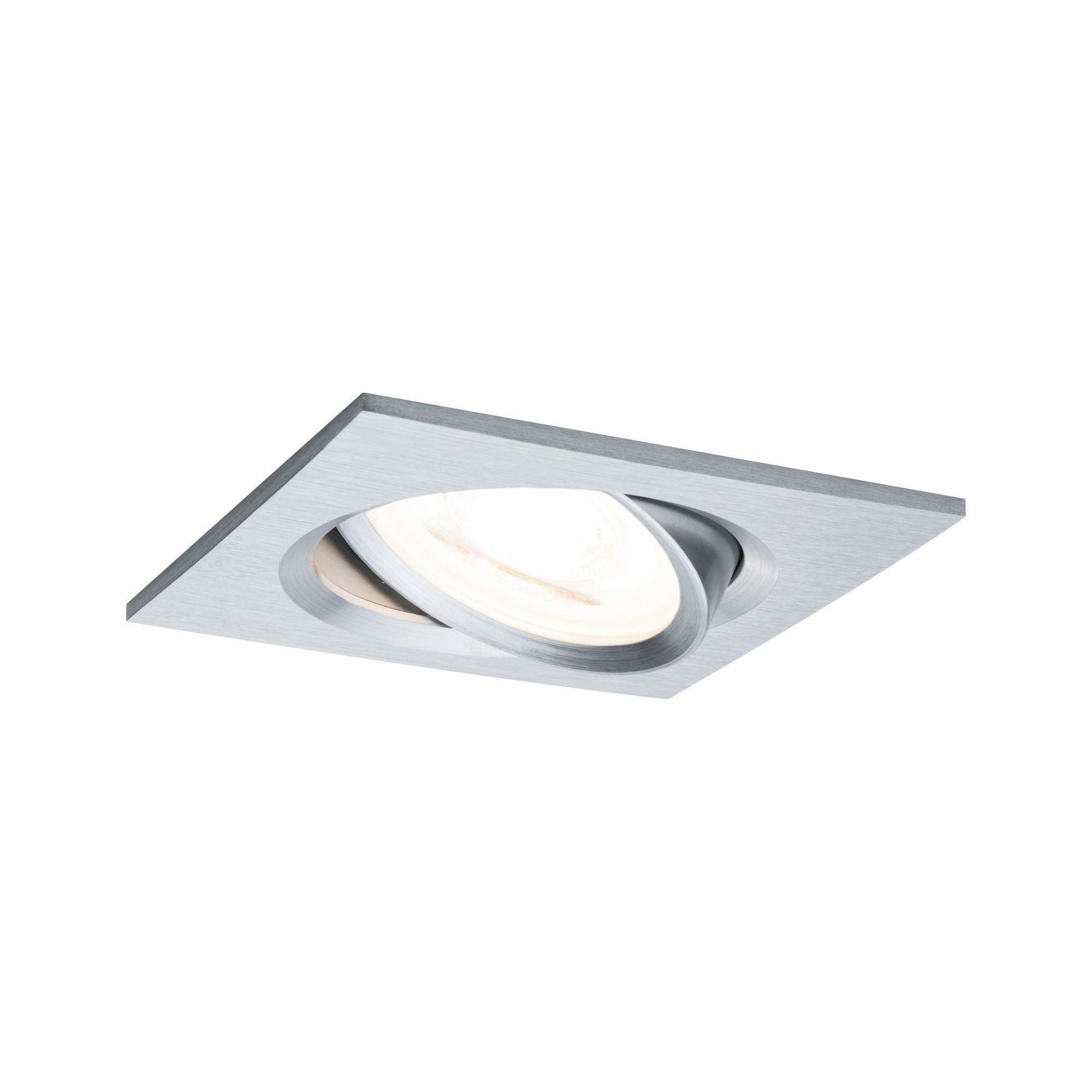 Deckenleuchte B: 8,4 cm, dimmbar, Rechteckig - Basics (8,4/8,4cm) - Paulmann