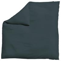 Bettdeckenbezug Knitted Jersey 200x200cm Dunkelgrau - Dunkelgrau, Basics, Textil (200/200cm) - Schlafgut