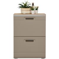 VYKLÁPĚCÍ BOTNÍK AURIS - šedá/barvy dubu, Moderní (60/82,7/37,1cm) - Luca Bessoni