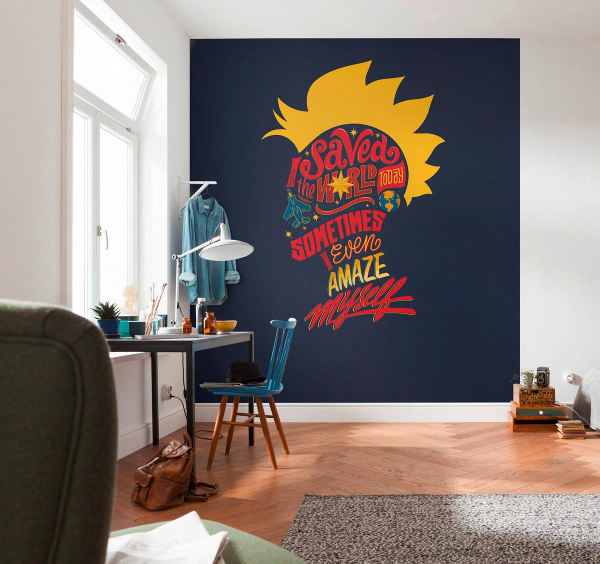 Fototapete Captain Marvel - Multicolor, Trend, Papier (250/280cm)