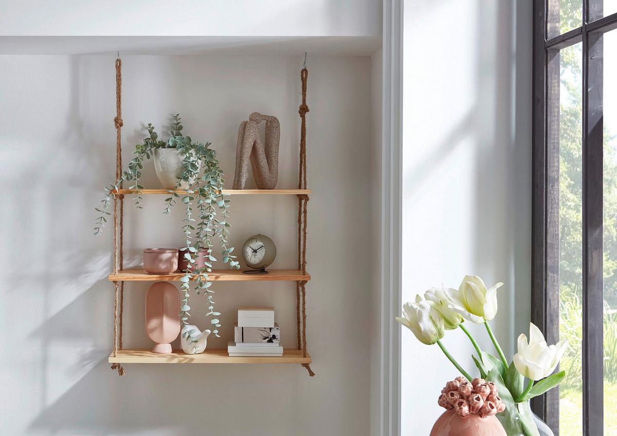 Wandregal Eichefarben B: 50 cm - Eichefarben, Design, Holz (50/75/15cm) - MID.YOU