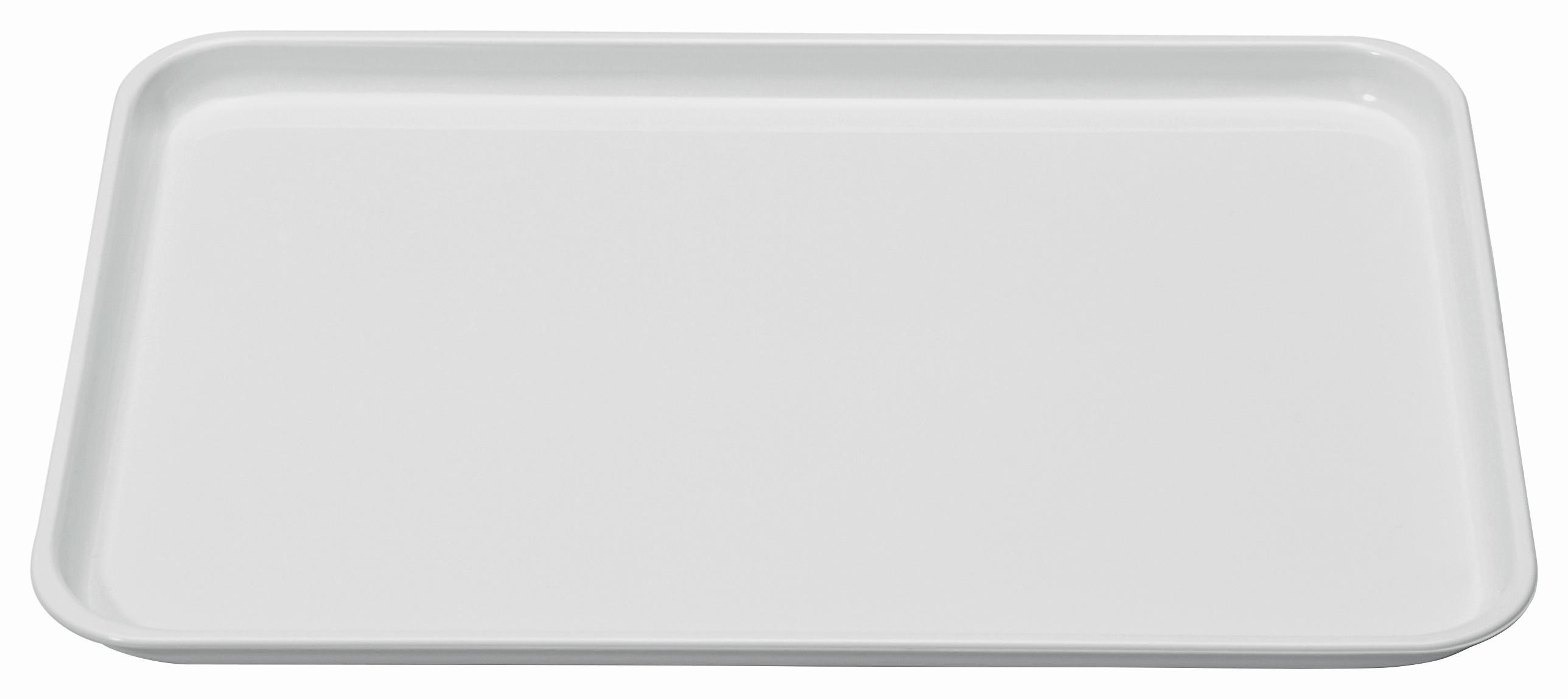 Tablett aus Kunststoff Britta 32x23 cm, Weiß