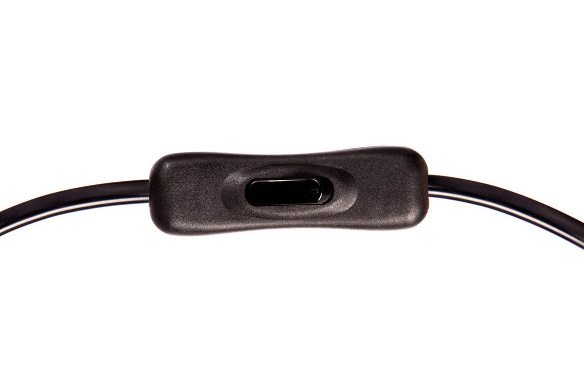 Tischleuchte Cantus 610 Schwarz - Goldfarben/Schwarz, Trend, Metall (20/20/45cm) - Kayoom