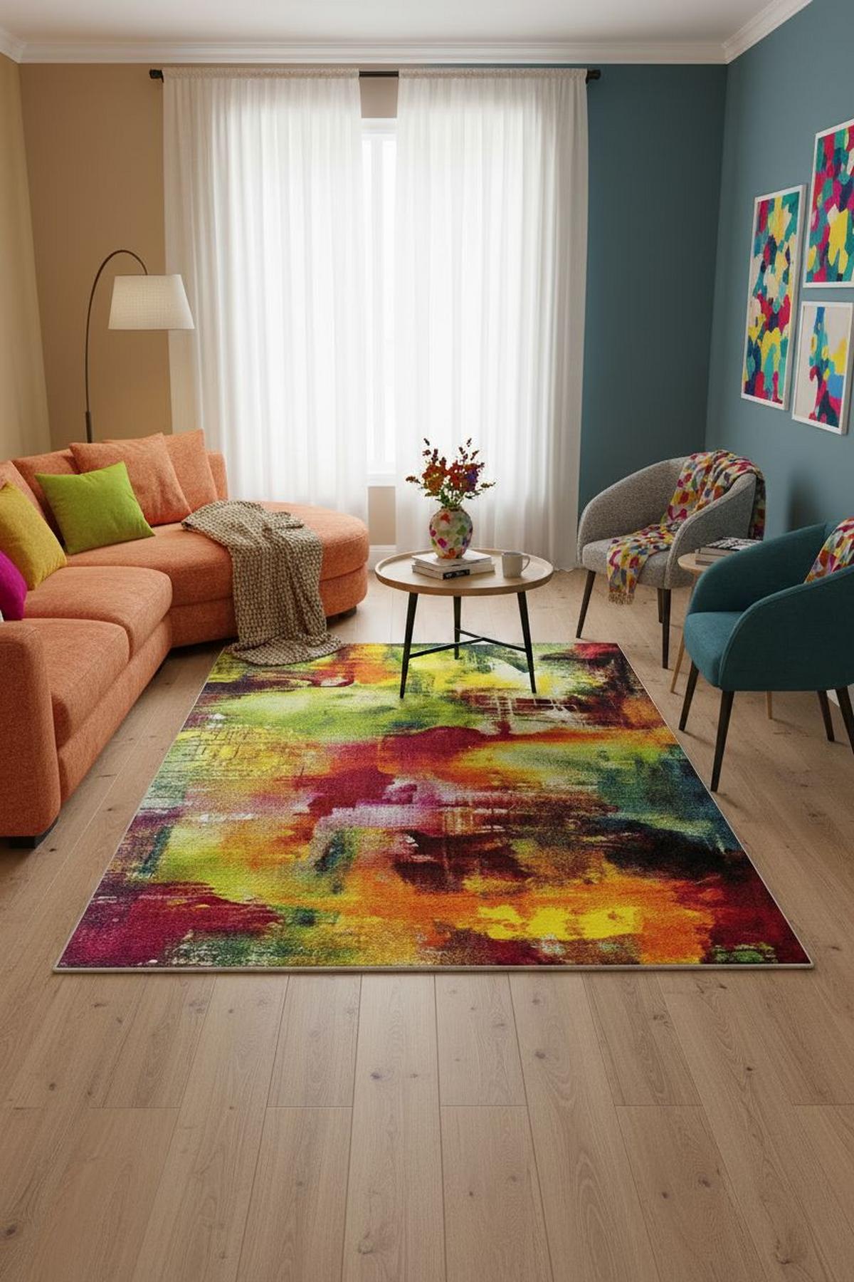 Webteppich Belis - Multicolor, KONVENTIONELL, Textil (160/230cm)