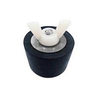 Winterstoppel Schwarz Aus Gummi/Metall 1 1/2 Zoll - Schwarz, Basics, Kunststoff/Metall