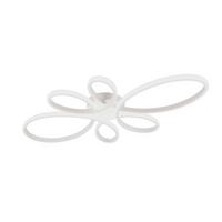 Led-deckenleuchte 645619131 Fly - Weiß, KONVENTIONELL, Kunststoff/Metall (83/7,5/45,5cm) - Trio Leuchten