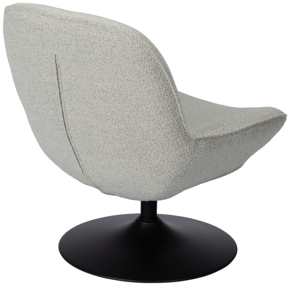 Relaxsessel Ramo Grau B: 69 Cm - Schwarz/Grau, Basics, Textil/Metall (69/77/72cm) - Livetastic