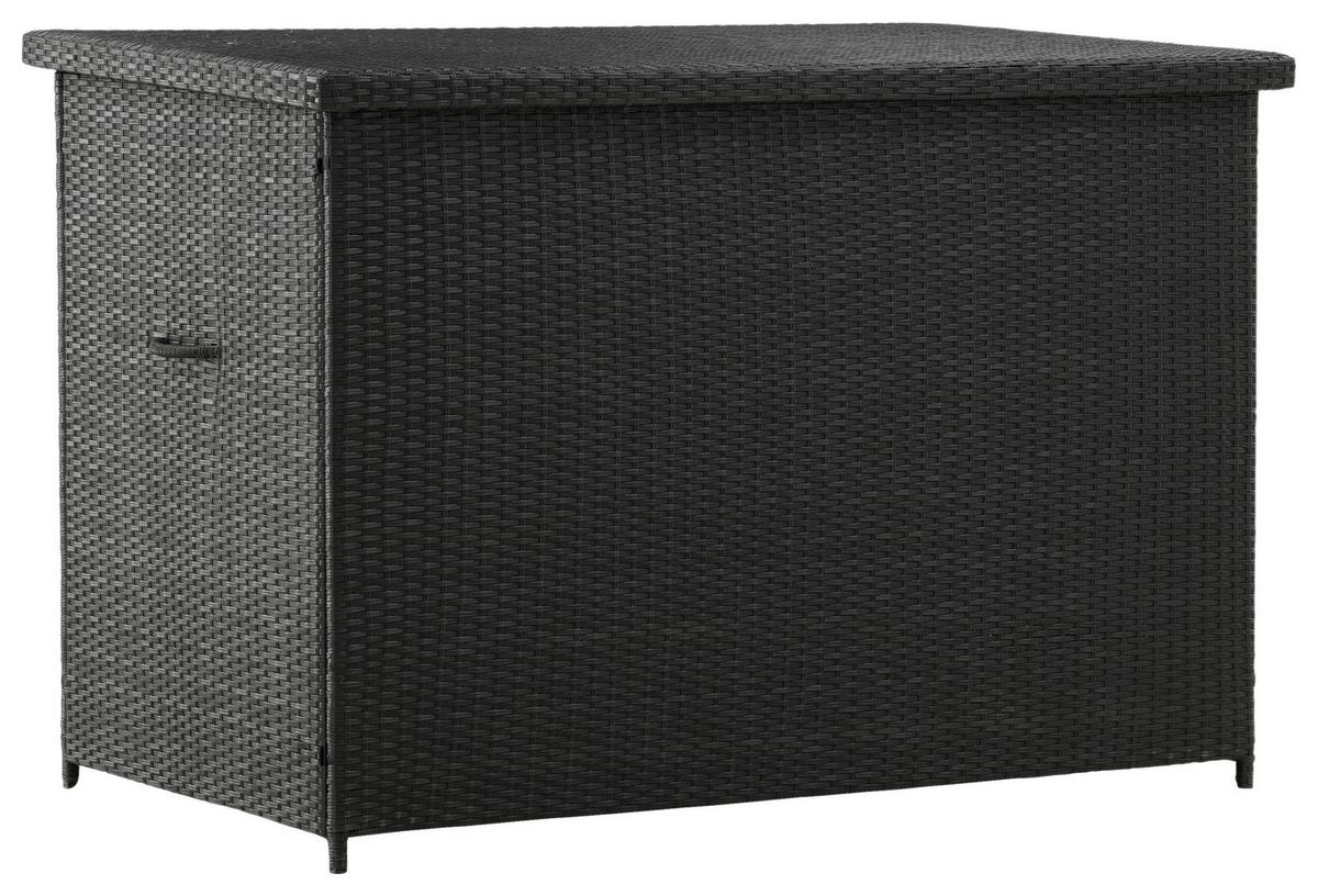 Kissenbox Amazon - Schwarz, KONVENTIONELL, Kunststoff (150/100/90cm) - Gardenson