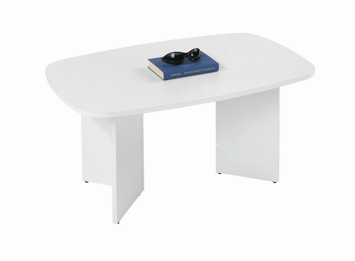 Couchtisch Magic, Weiß - Weiß, KONVENTIONELL, Holz (90/43/57cm)