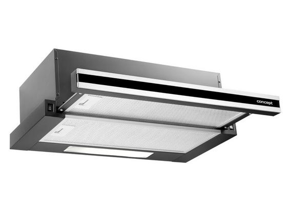 Digestor Opv3560 - čierna/farby ušľachtilej ocele, Basics, kov/sklo (60/19/31,5cm) - Concept Digestor Opv3560 - čierna/farby ušľachtilej ocele, Basics, kov/sklo (60/19/31,5cm) - Concept