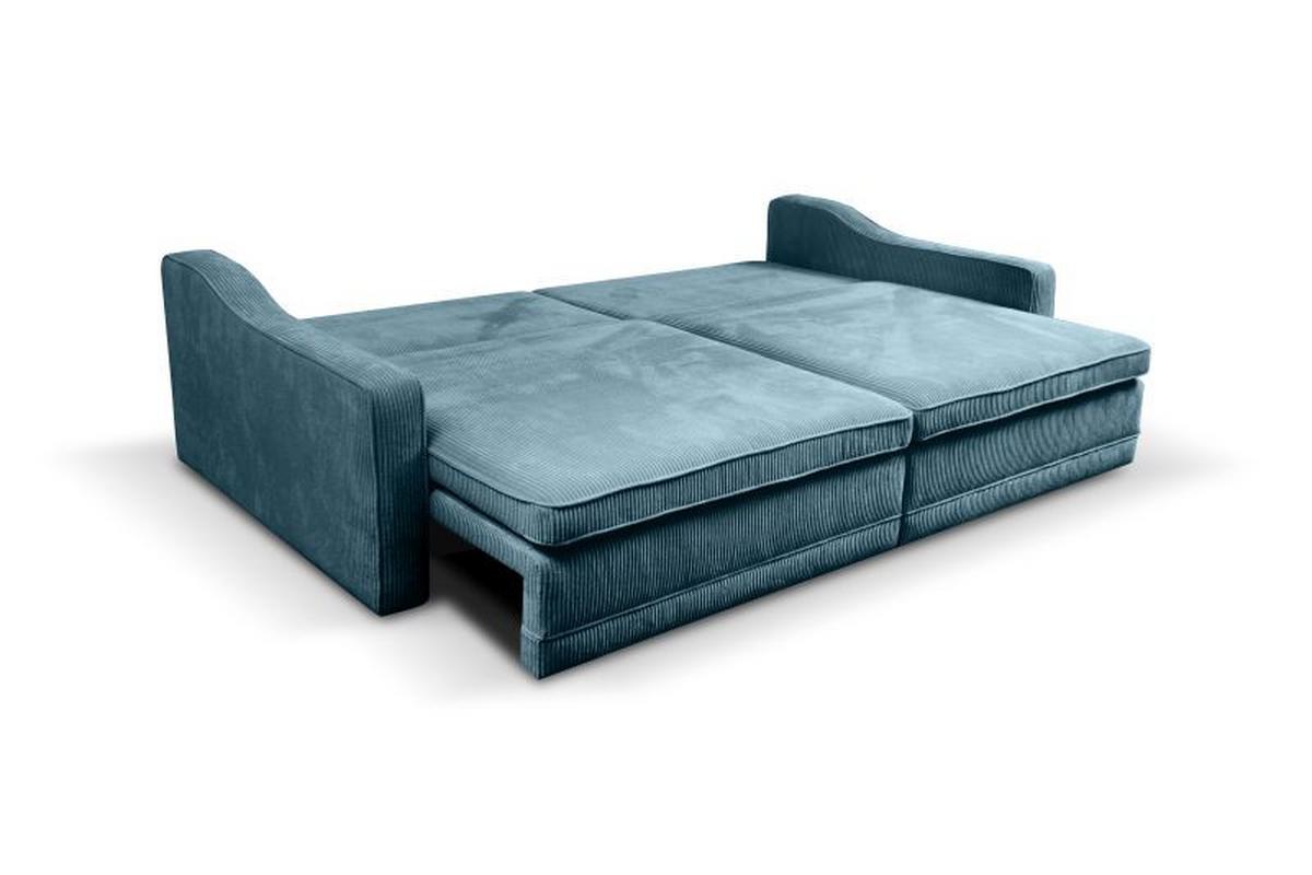Bigsofa Evora Türkis B: 276 cm - MODERN, Textil (276/71-92/137cm)