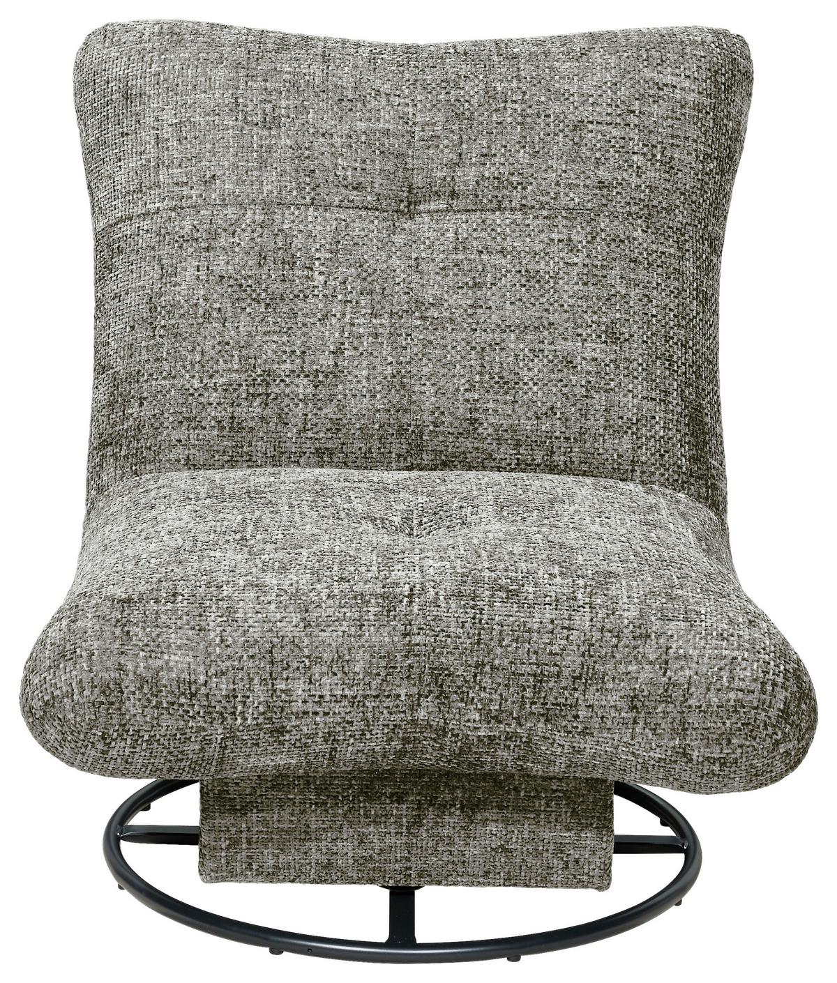 Sessel Maranello Grau B: 96 cm - Schwarz/Grau, KONVENTIONELL, Textil (96/75/93cm) - MID.YOU