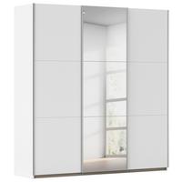 SCHWEBETÜRENSCHRANK Berny, Alpinweiß B: 196 cm - Weiß, Trend, Holzwerkstoff (196/210/59cm) - Rauch Möbel