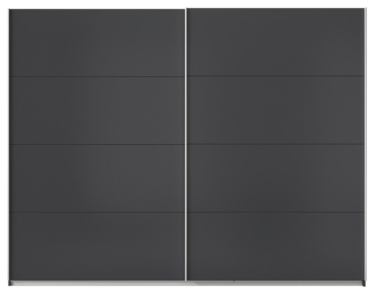 Schwebetürenschrank Feldkirch 271 Normalhöhe - Anthrazit, MODERN, Holzwerkstoff (271/210/62cm)