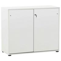 Aktenschrank Holzwerkstoff Weiß B: 100,1 cm - Weiß, MODERN, Holzwerkstoff (100,1/83,6/41cm) - MID.YOU