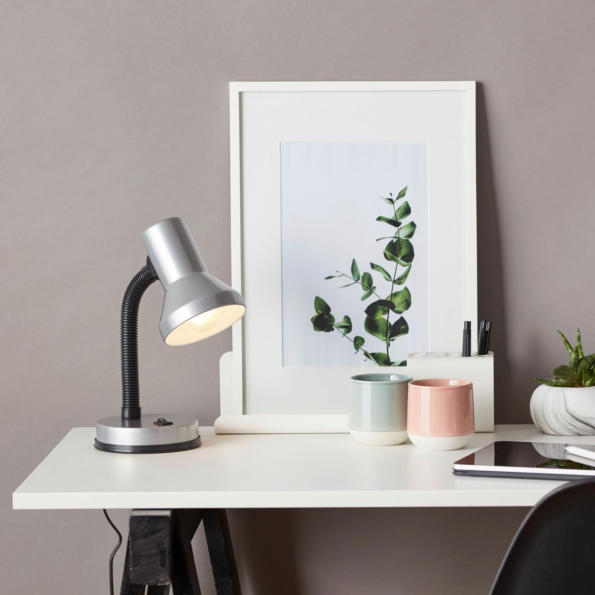 Tischleuchte 99122/11 Junior - Titanfarben, Basics, Kunststoff/Metall (13/30cm) - Brilliant