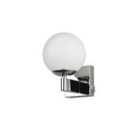 Badezimmer-Wandleuchte 284270106 Kula - Chromfarben/Weiß, Design, Glas/Metall (14/20cm) - Trio Leuchten
