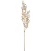 KUNSTPFLANZE RESEDAZWEIG - Champagner, Basics, Kunststoff (72cm)
