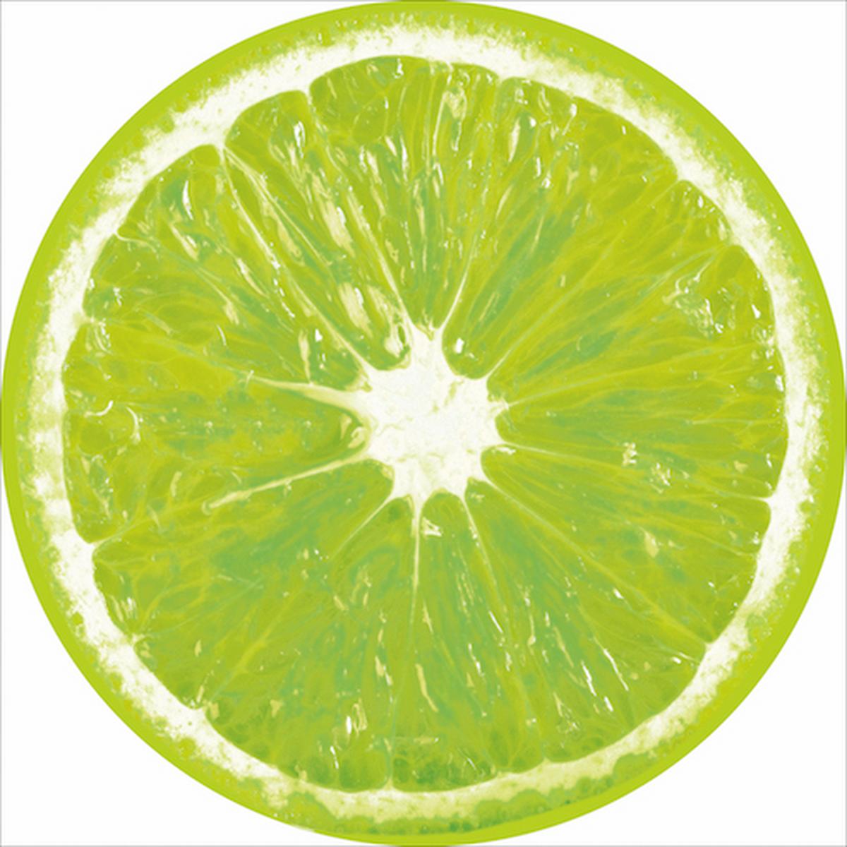 Sitzkissen Fruits ⌀ 38 cm Verschiedene Dessins - Gelb/Braun, MODERN, Textil (38cm) - Luca Bessoni