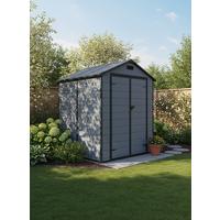 Gartenhaus Nantes - Grau, MODERN, Kunststoff/Metall (182/219/182cm) - Beldano