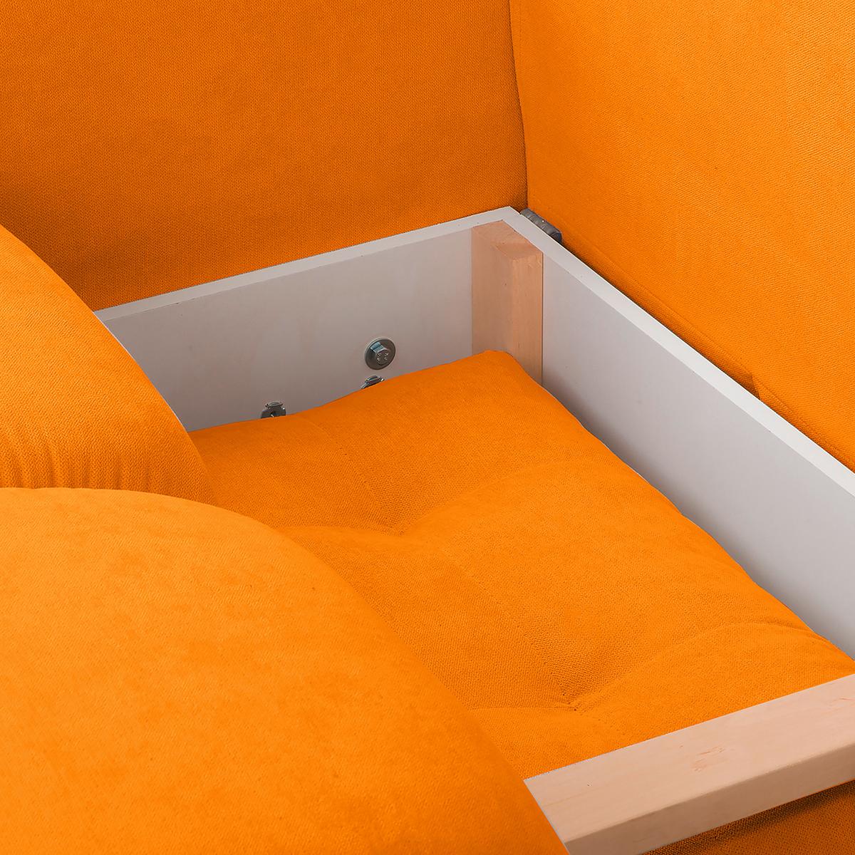 Ecksofa Azzuro Gelb S: 256x175 cm - Gelb/Silberfarben, Design, Textil (256/175cm) - Livetastic