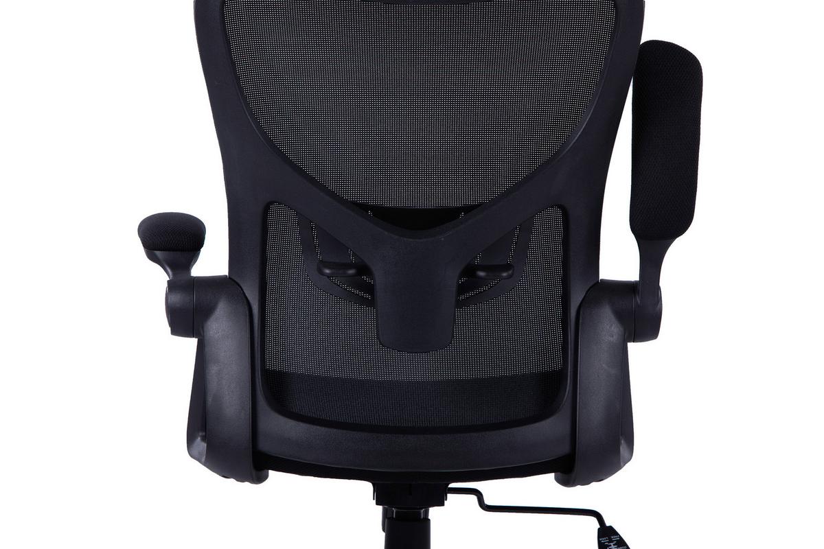 Bürostuhl Flex mit Armstützen Schwarz Bis 110 Kg - Schwarz, KONVENTIONELL, Kunststoff/Textil (62/95 - 103/58,5cm) - MID.YOU