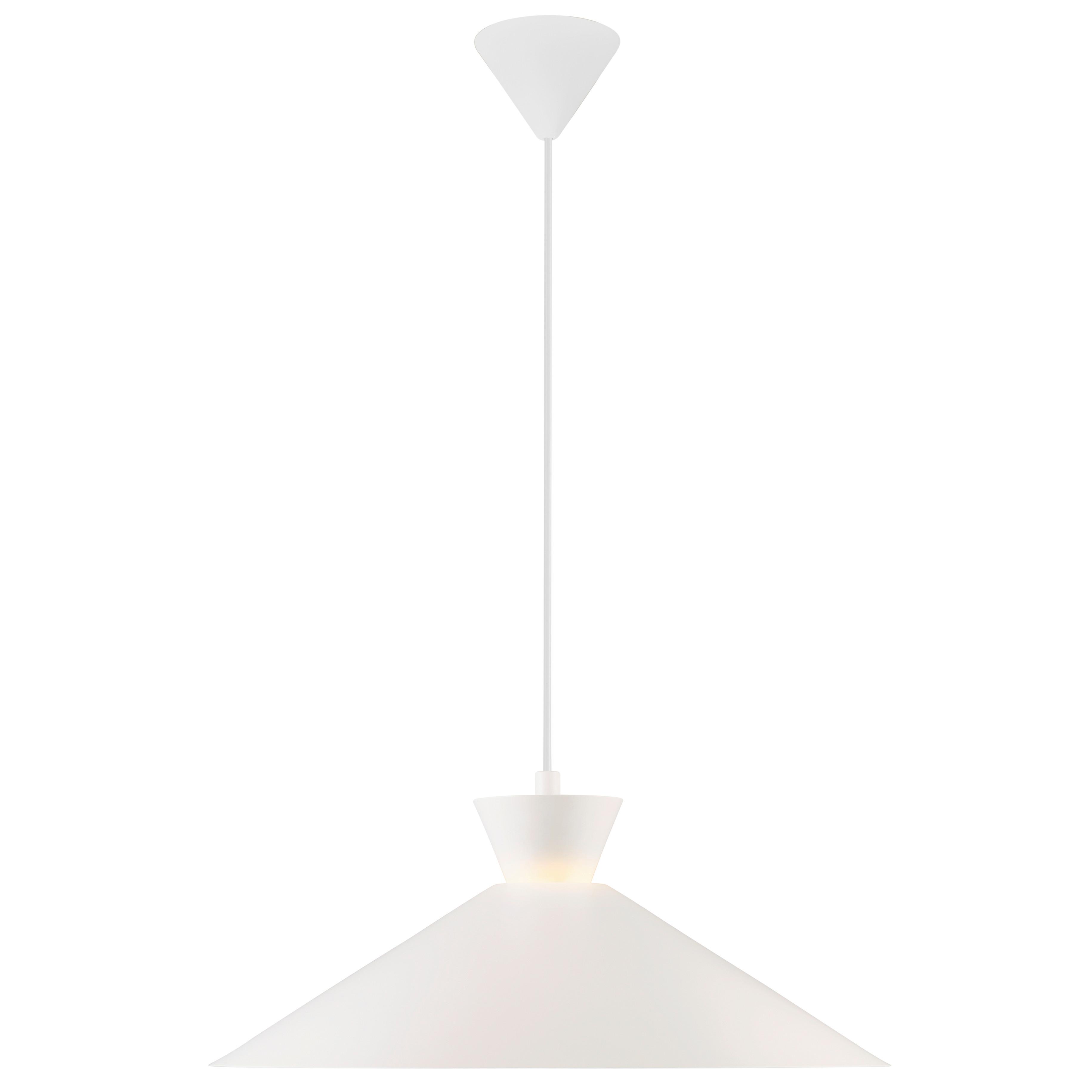 Hängeleuchte Dial Pela Weiß B: 45 cm - Weiß, Design, Metall (45cm) - Nordlux