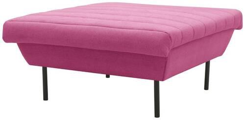 Hocker Looks Ix - Schwarz/Rosa, Design, Textil (90/45/105cm) - LOOKS by W.Joop