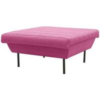 Hocker Looks Ix - Schwarz/Rosa, Design, Textil (90/45/105cm) - LOOKS by W.Joop