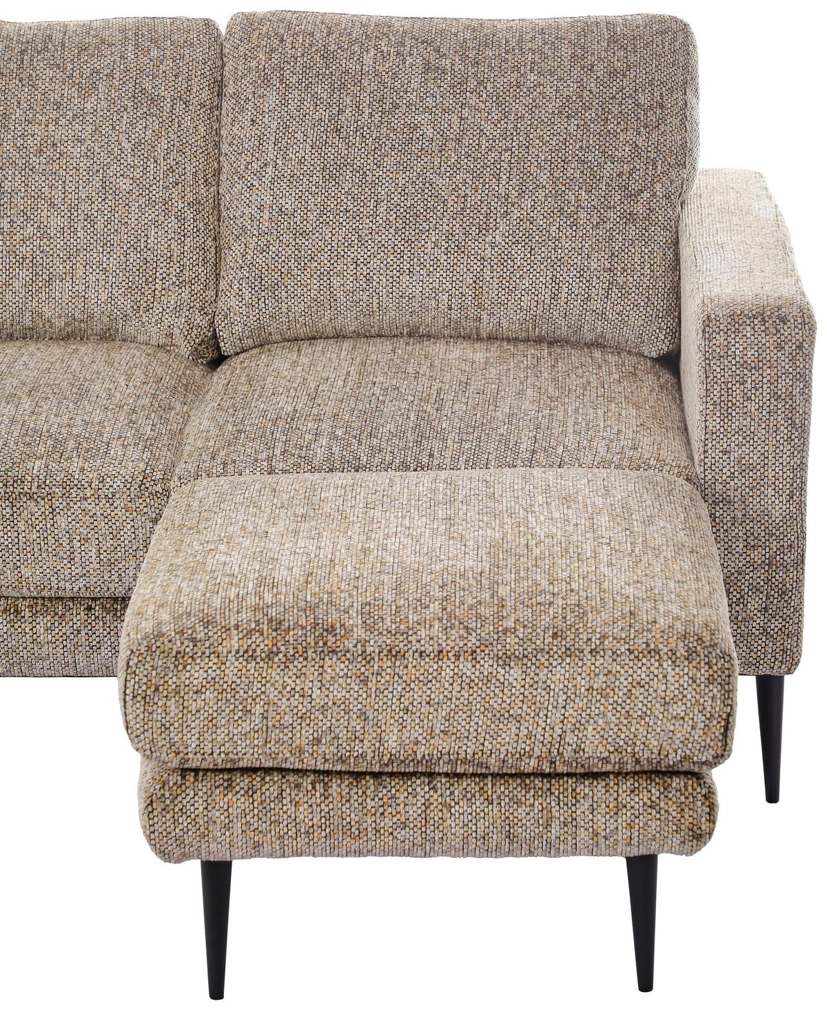 3-sitzer-sofa Parma Multicolor Chenille B: 208 Cm - Multicolor/Schwarz, Basics, Holz/Textil (208/83/151cm) - Livetastic