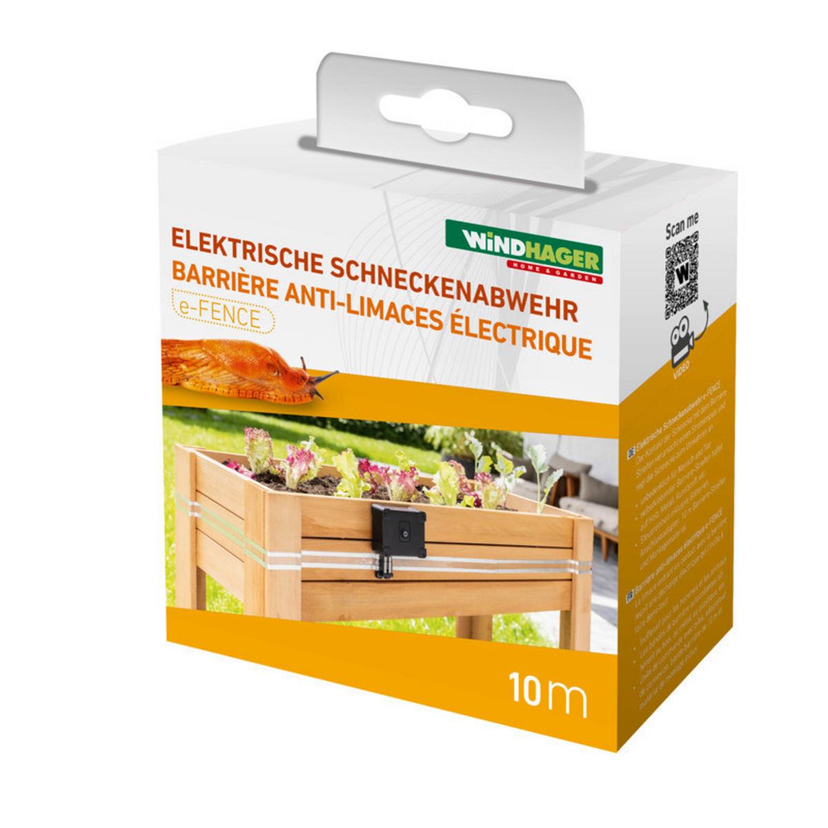 Schnecken-abwehrband Elektr. Schneckenabwehr - Schwarz, Basics, Kunststoff (10/11/3,5cm) - Windhager