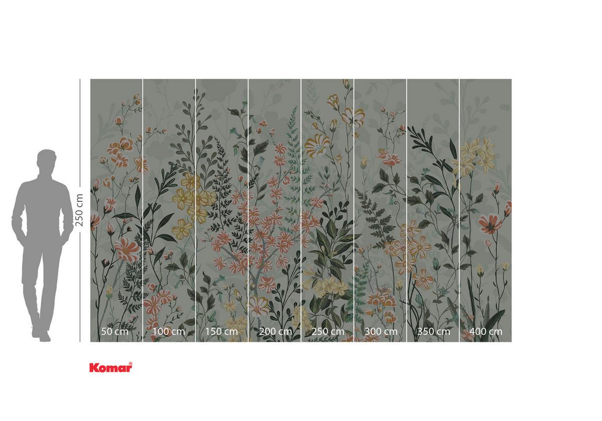 Vliestapete Hay Meadow - Multicolor, Basics (400/250cm) - Komar