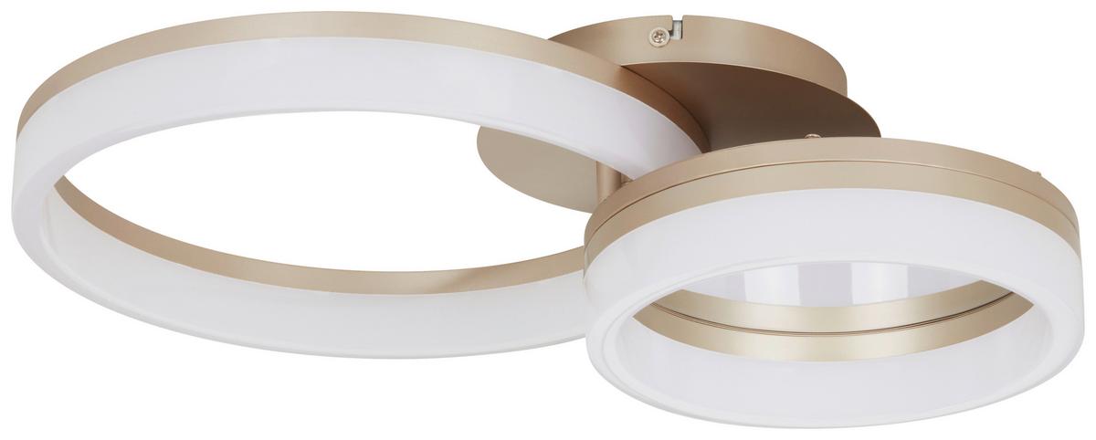 Led-deckenleuchte Natali - Weiß, MODERN, Kunststoff/Metall (50/33/13cm) - Luca Bessoni