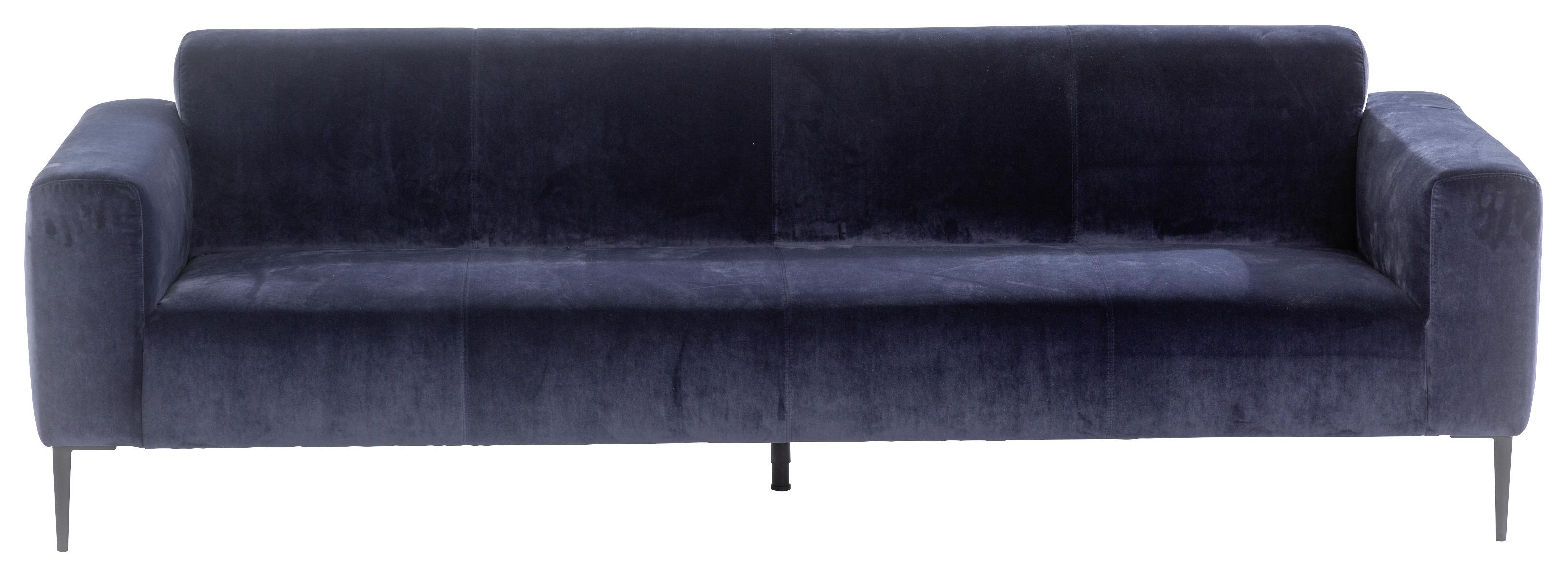 3-Sitzer-Sofa Nobility Rücken Echt Blau