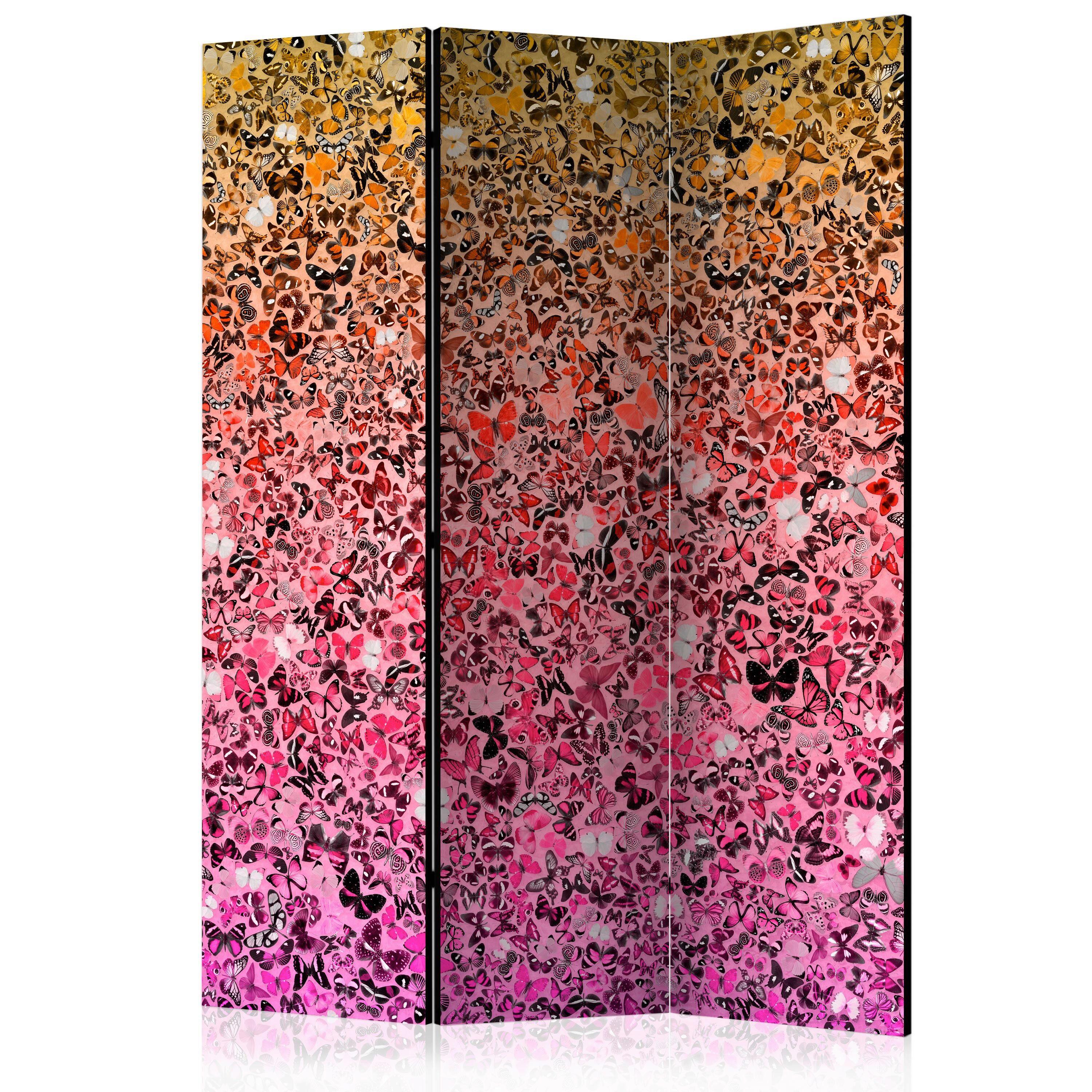 PARAVENT Gelb Pink B: 135 cm