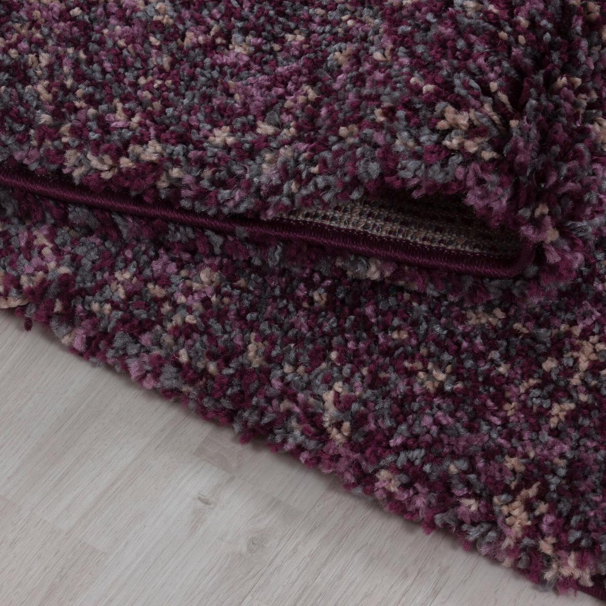 Hochflorteppich Enjoy - Lila, KONVENTIONELL, Textil (240/340cm) - Novel