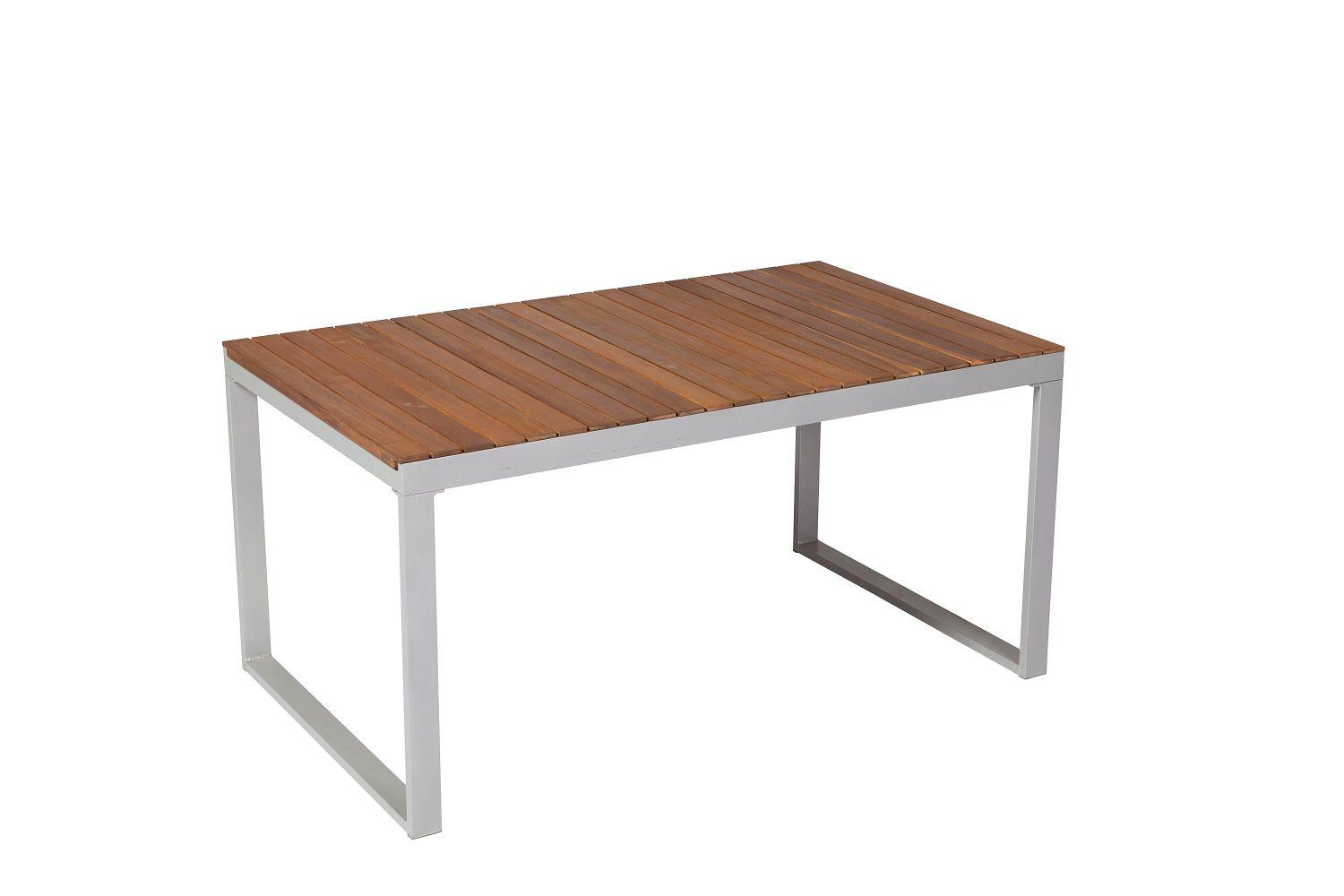 Gartentisch Ausziehbar Nayos Akazie/Aluminium L: 150-200 cm