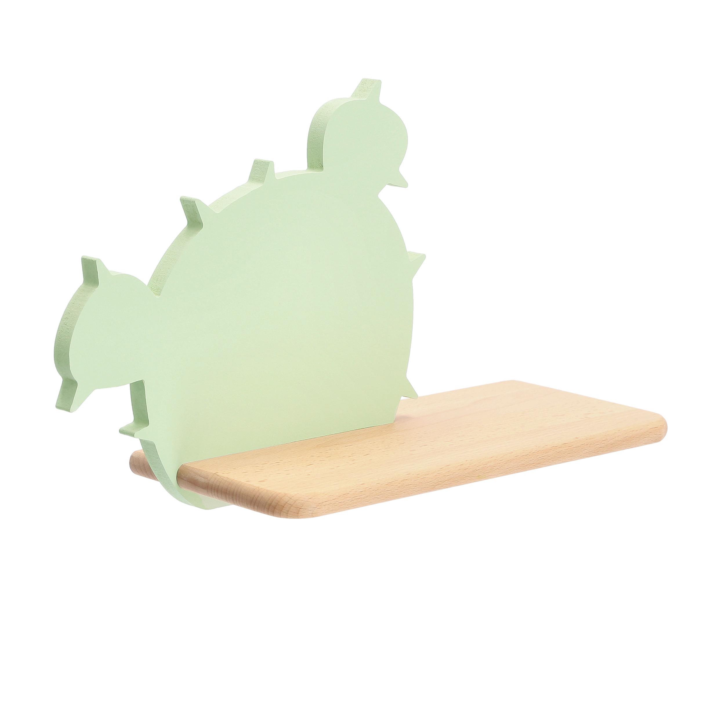 Kinderwandleuchte 21-00934 Cactus 3 - Grün, Basics, Holz/Holzwerkstoff (33.5/12/20.5cm)