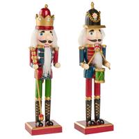 Figúrka Luskáčik 708791 CHRISTMAS JOY - čierna/zlatá, Lifestyle, drevo (6,00/4,50/25,00cm)