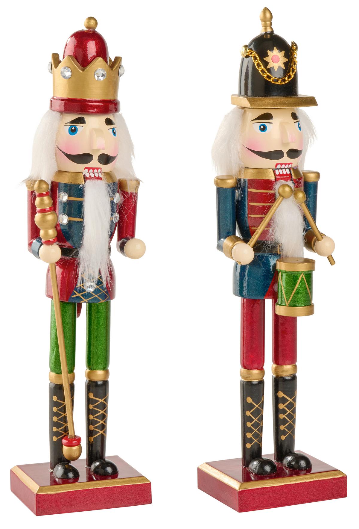 Figúrka Luskáčik 708791 CHRISTMAS JOY - čierna/zlatá, Lifestyle, drevo (6,00/4,50/25,00cm)