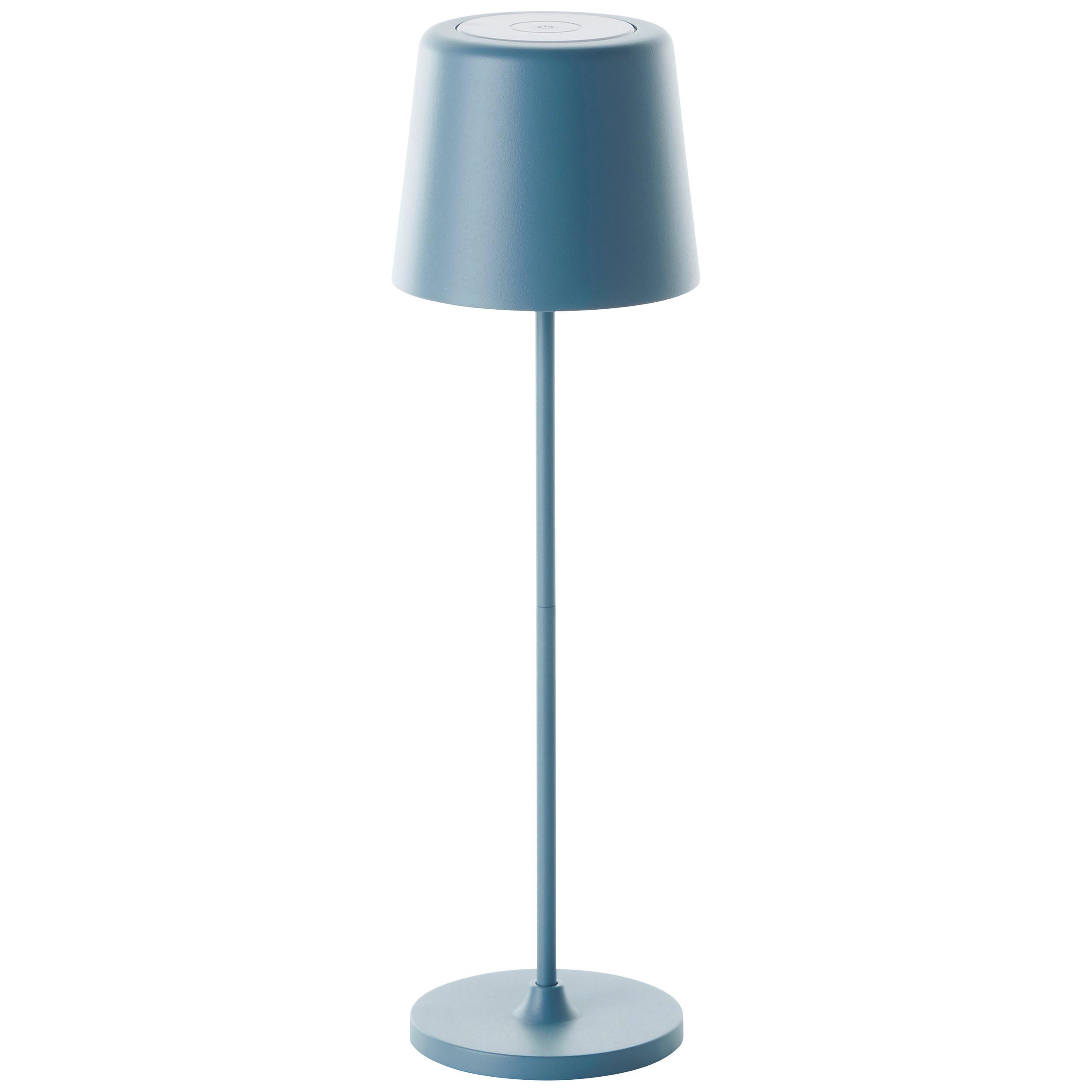 AKKU-TISCHLEUCHTE G90939/04 KAAMI - Hellblau, Basics, Kunststoff/Metall (10/10/37cm) - Brilliant