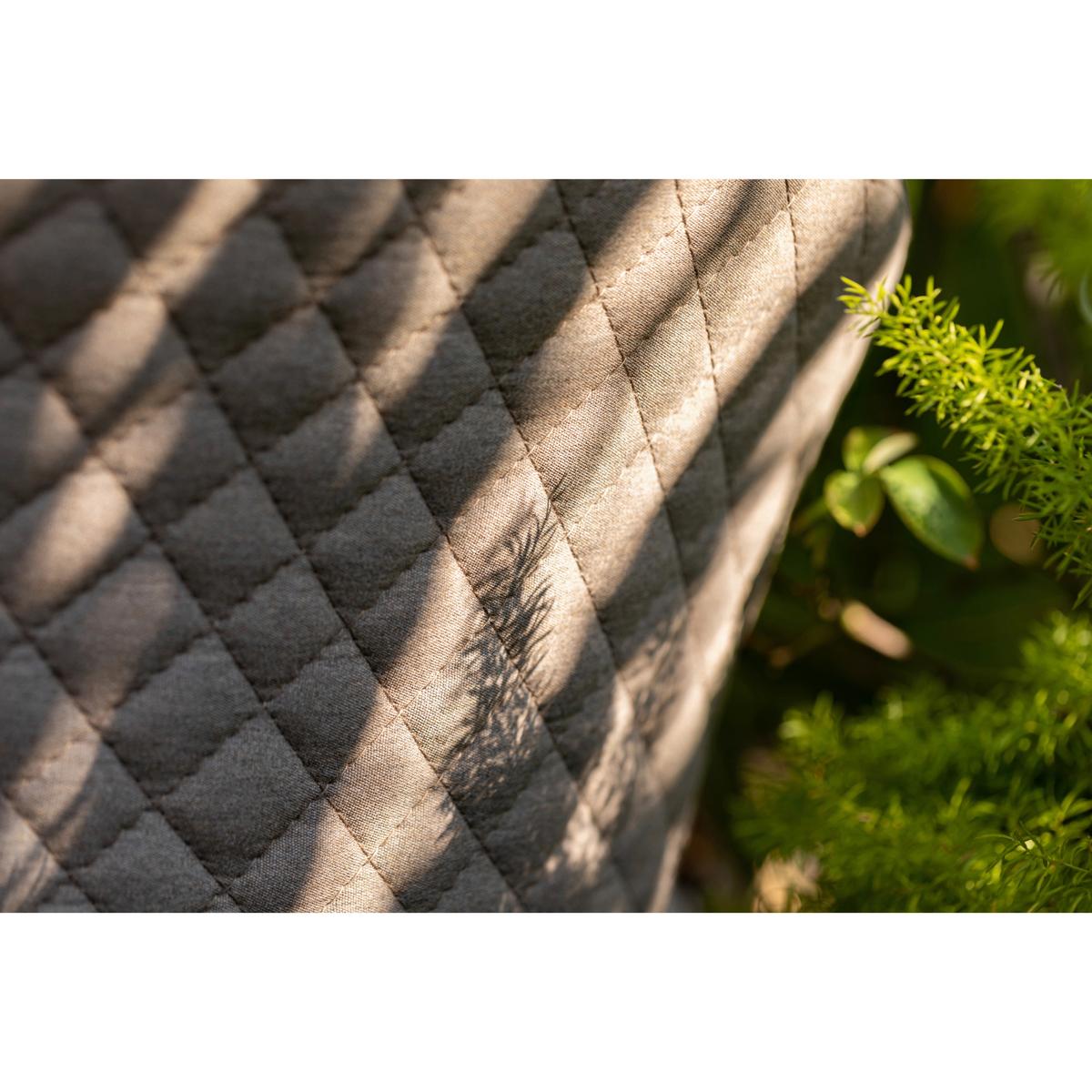 Stapelsessel Puro - Sandfarben/Anthrazit, MODERN, Textil/Metall (58/83/66cm) - Gardenson