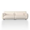 Velká pohovka CLARA, krémová - černá/béžová, Moderní, kov/dřevo (284/86/111cm) - Bessagi Home